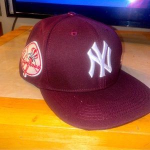 Brand new Maroon NY Yankees Hat-BNWT